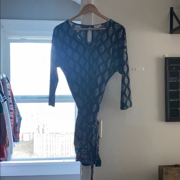 Navy Blue Romper - Picture 1 of 4